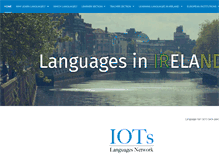 Tablet Screenshot of languagesinireland.ie